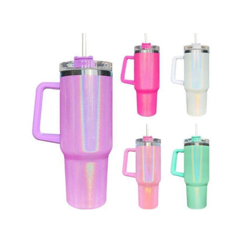 40 oz Shimmer Tumbler with Handle